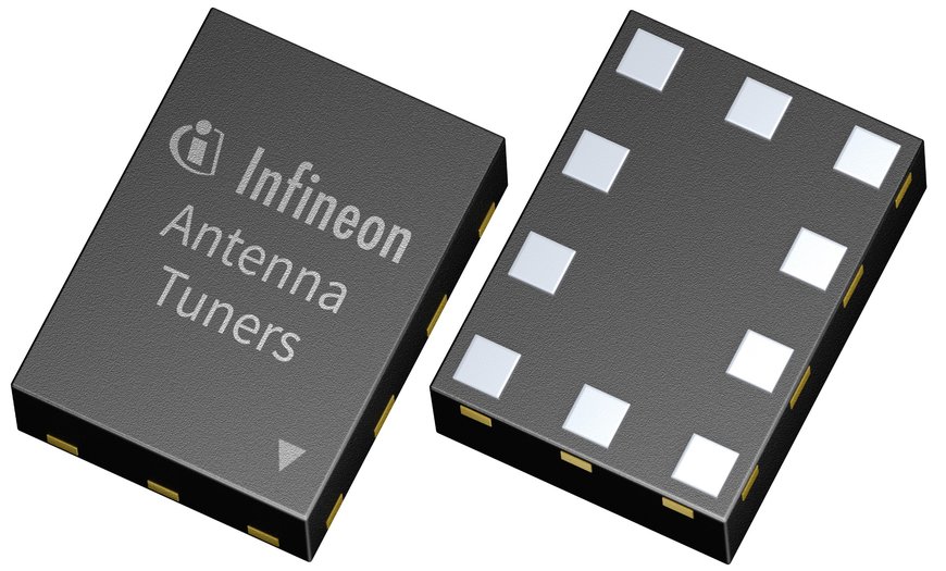 Best antenna efficiency: Infineon's new antenna tuners enable the highest data rate, excellent signal quality and longer battery life in 5G smartphones